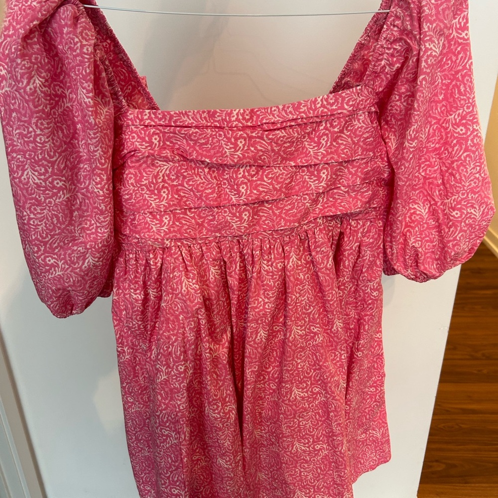 Abercrombie Emerson Puff Sleeve Mini Dress